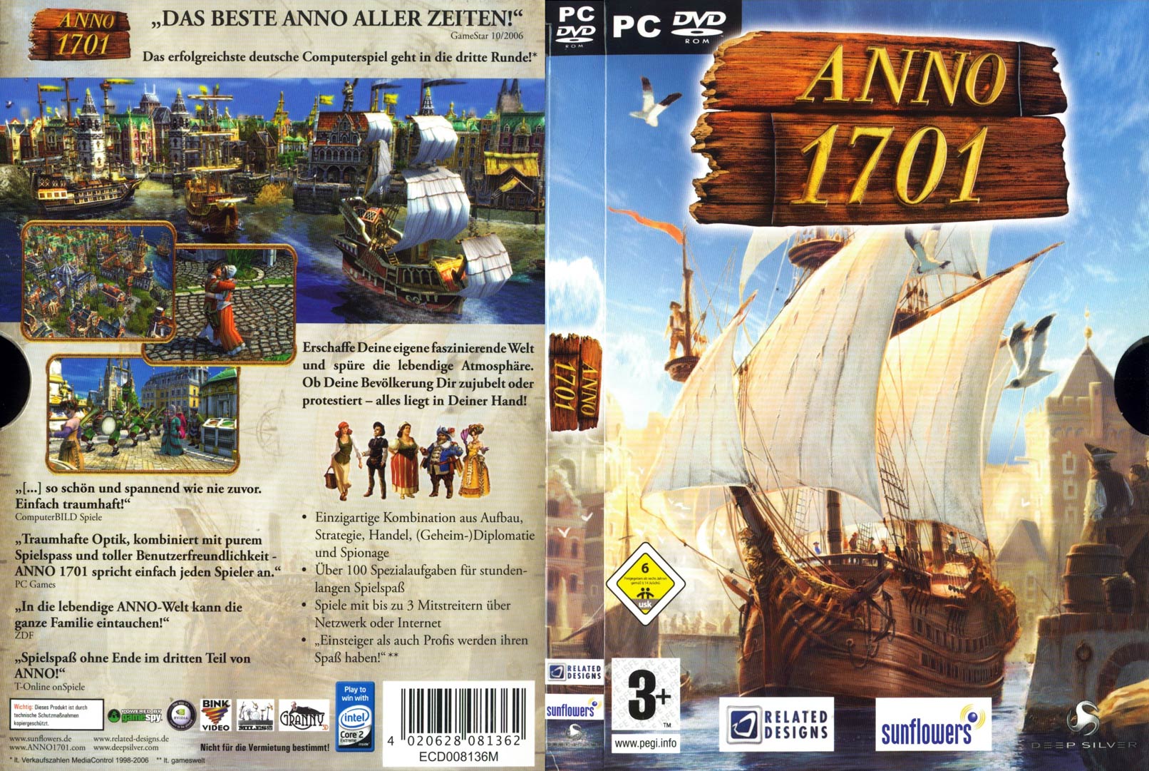 ANNO 1701 - DVD obal