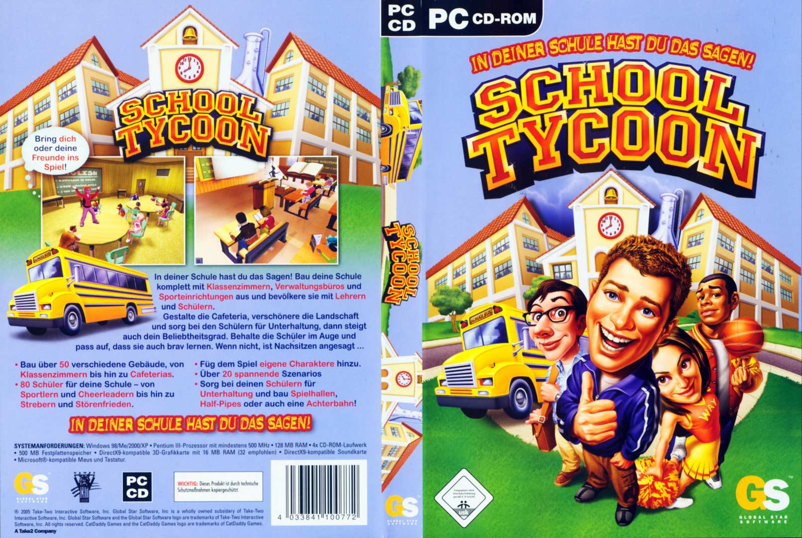 School Tycoon - DVD obal