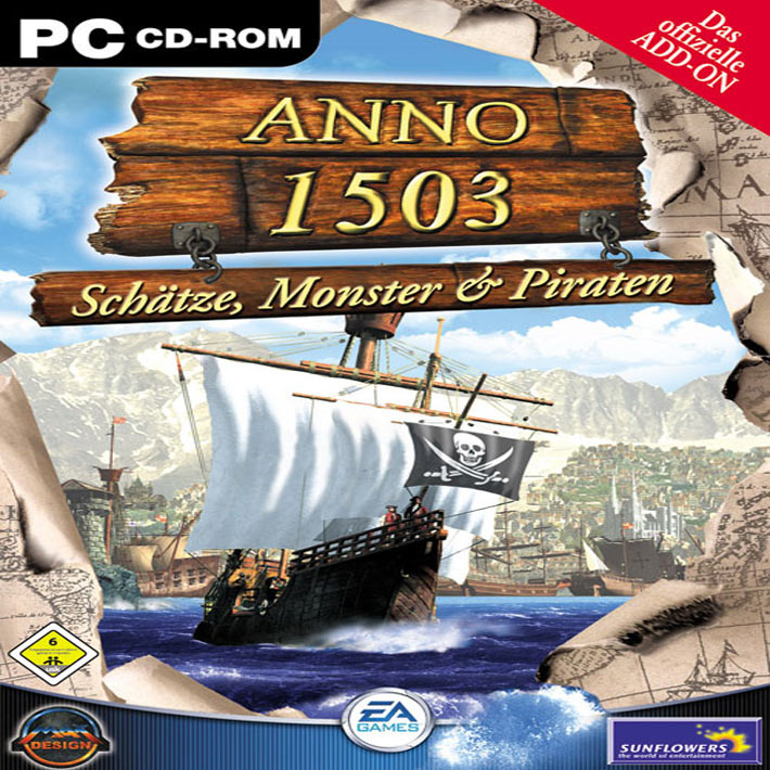 Anno 1503: Treasures, Monsters and Pirates - pedn CD obal