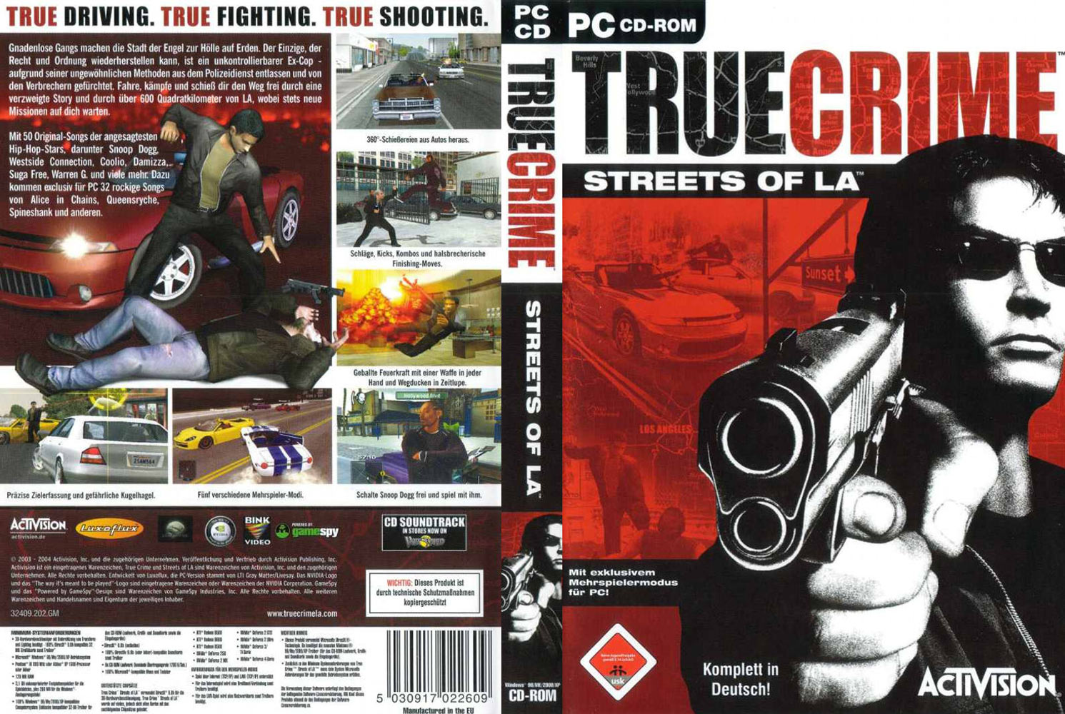 True Crime: Streets of L.A. - DVD obal