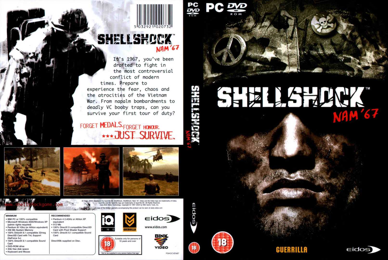 ShellShock: Nam '67 - DVD obal