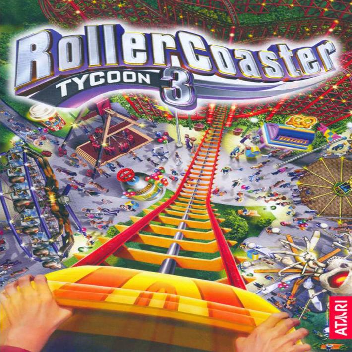 RollerCoaster Tycoon 3 - pedn CD obal