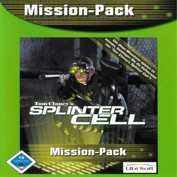 Splinter Cell: Mission Pack - pedn CD obal