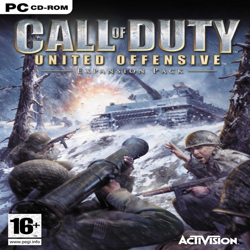 Call of Duty: United Offensive - pedn CD obal