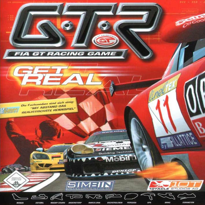 GTR: FIA GT Racing Game - pedn CD obal