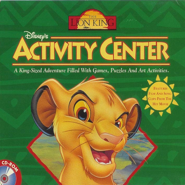 Disney's Activity Center: The Lion King - pedn CD obal