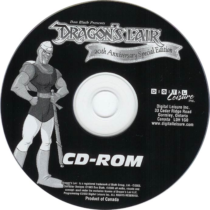 Dragon's Lair: 20th Anniversary Special Edition - CD obal