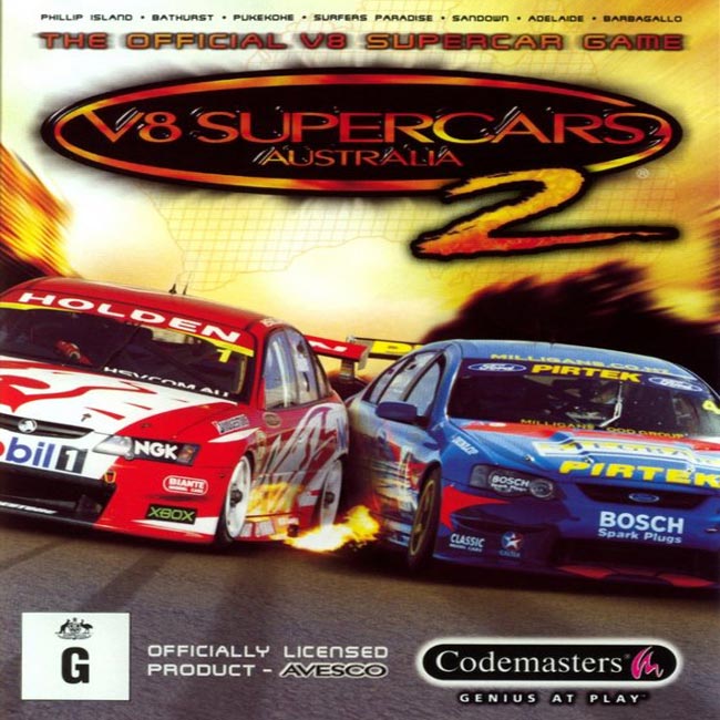 V8 Supercars 2: Australia - pedn CD obal