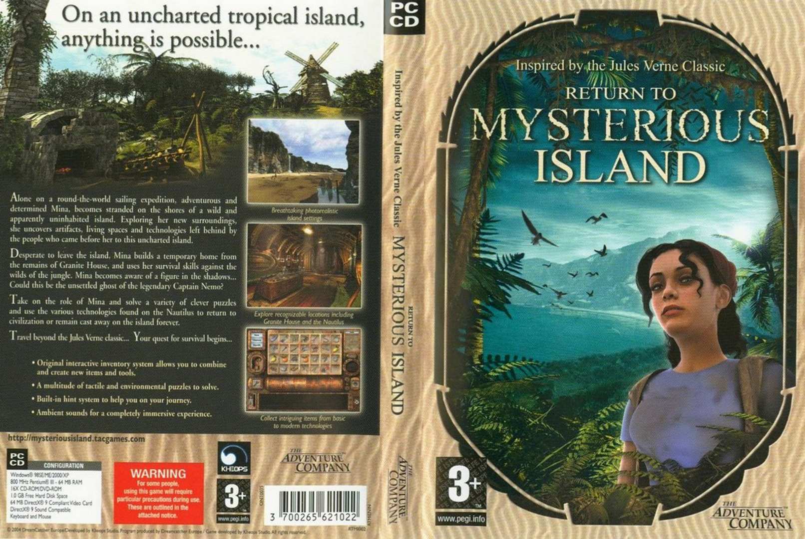 Return to Mysterious Island - DVD obal