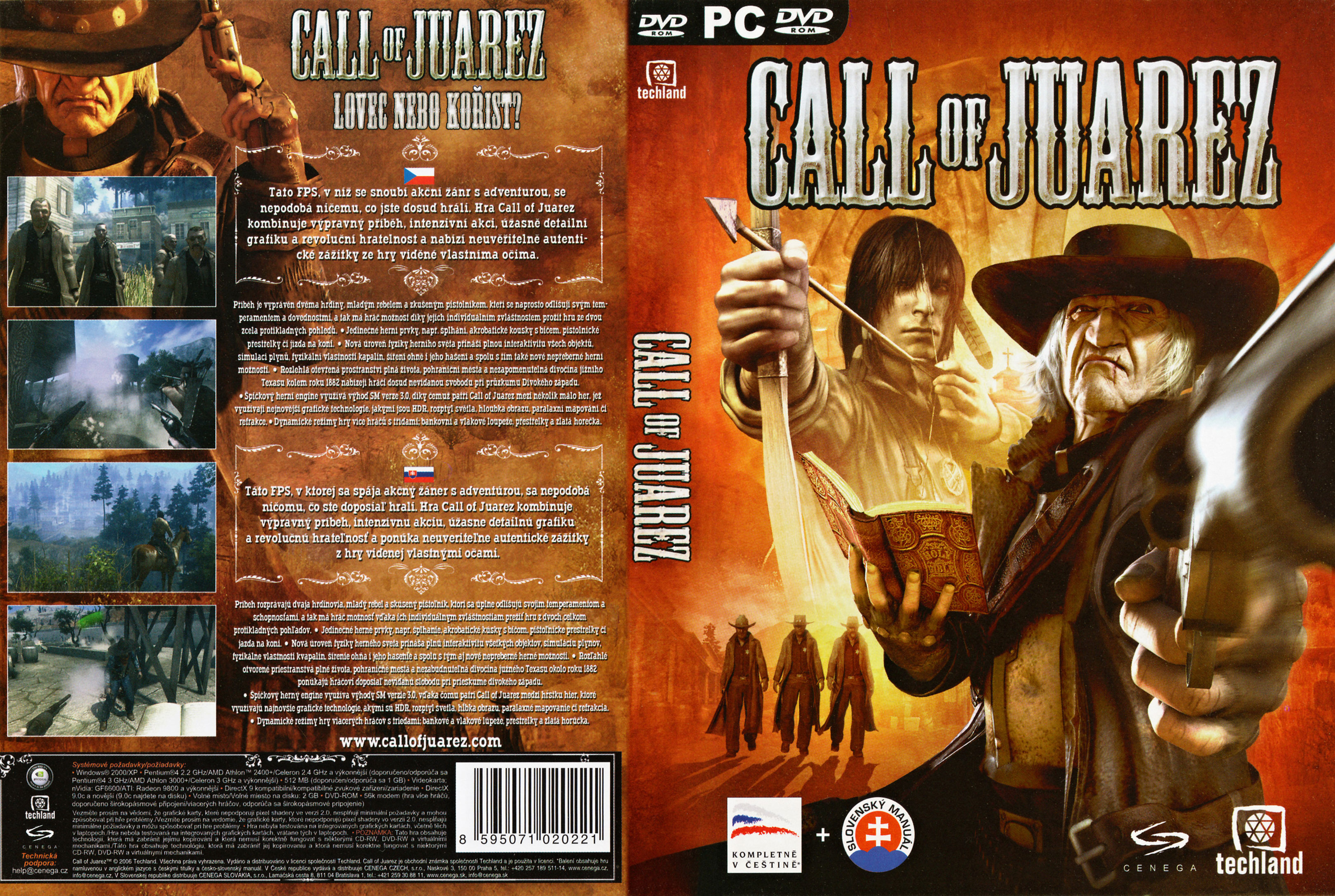 Call of Juarez - DVD obal 3