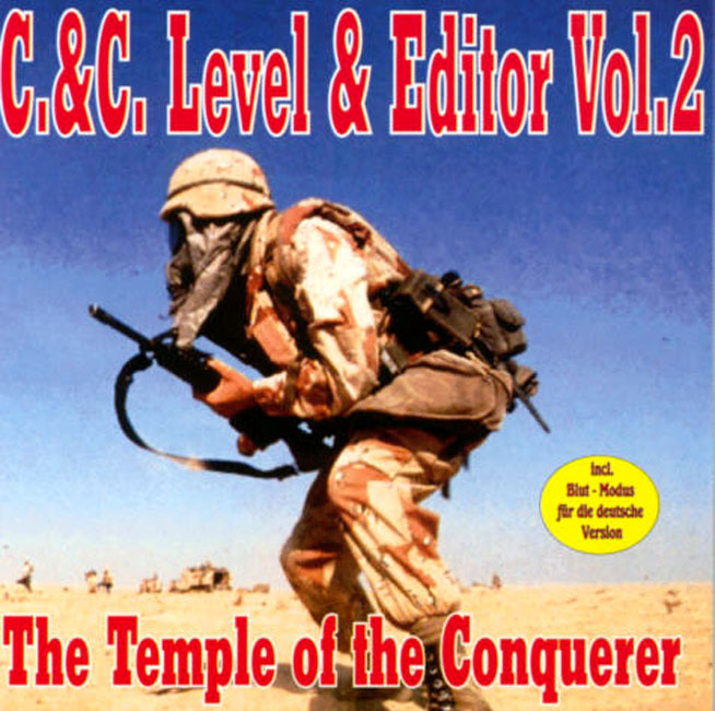 Command & Conquer Level: The Temple of the Conquerer - pedn CD obal