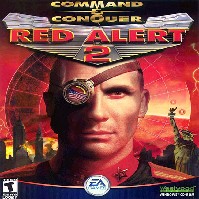 Command & Conquer: Red Alert 2 - pedn CD obal