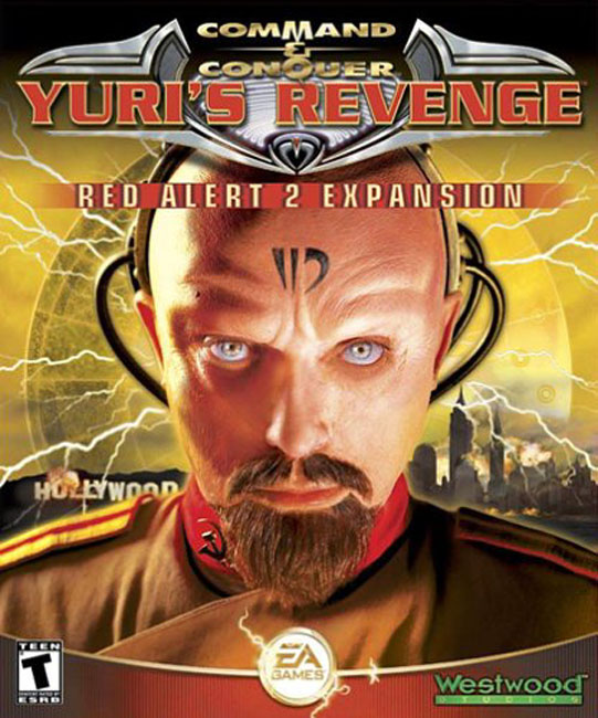 Command & Conquer: Red Alert 2: Yuri's Revenge - pedn CD obal