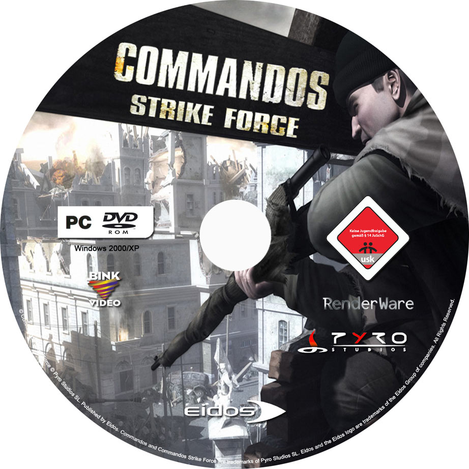 Commandos: Strike Force - CD obal