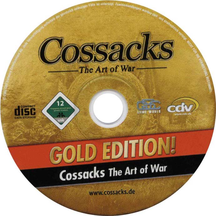 Cossacks: Gold Edition - CD obal 2
