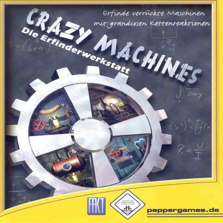 Crazy Machines: Die Erfinderwerkstatt - pedn CD obal