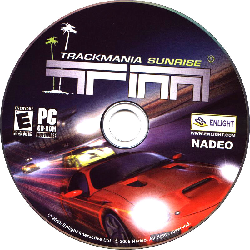 TrackMania Sunrise - CD obal 2