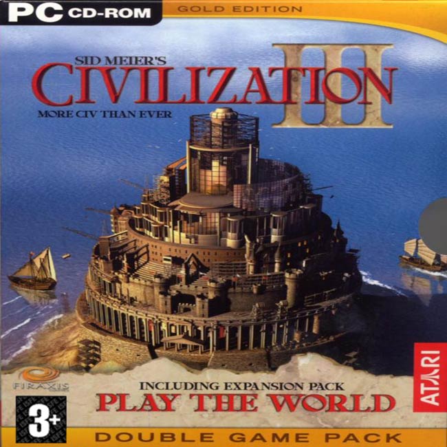 Civilization 3: Gold Edition - pedn CD obal