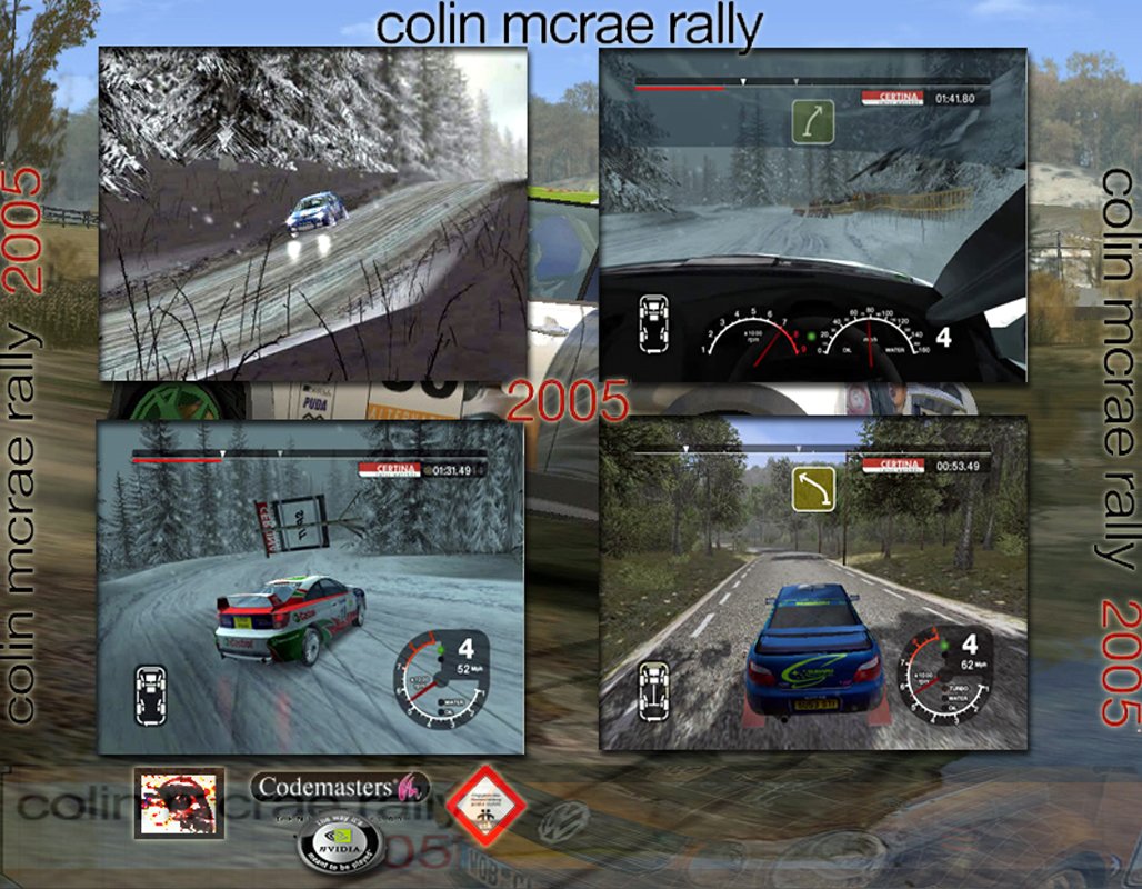 Colin McRae Rally 2005 - zadn CD obal