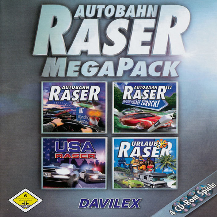 Autobahn Raser: MegaPack - pedn CD obal