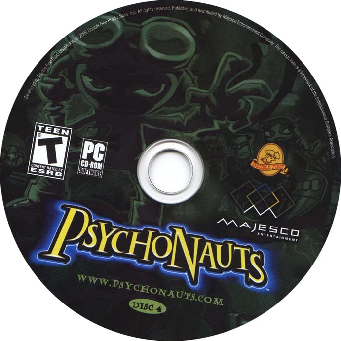 Psychonauts - CD obal 4