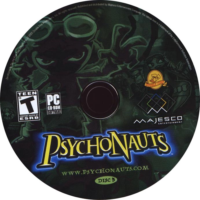 Psychonauts - CD obal 5