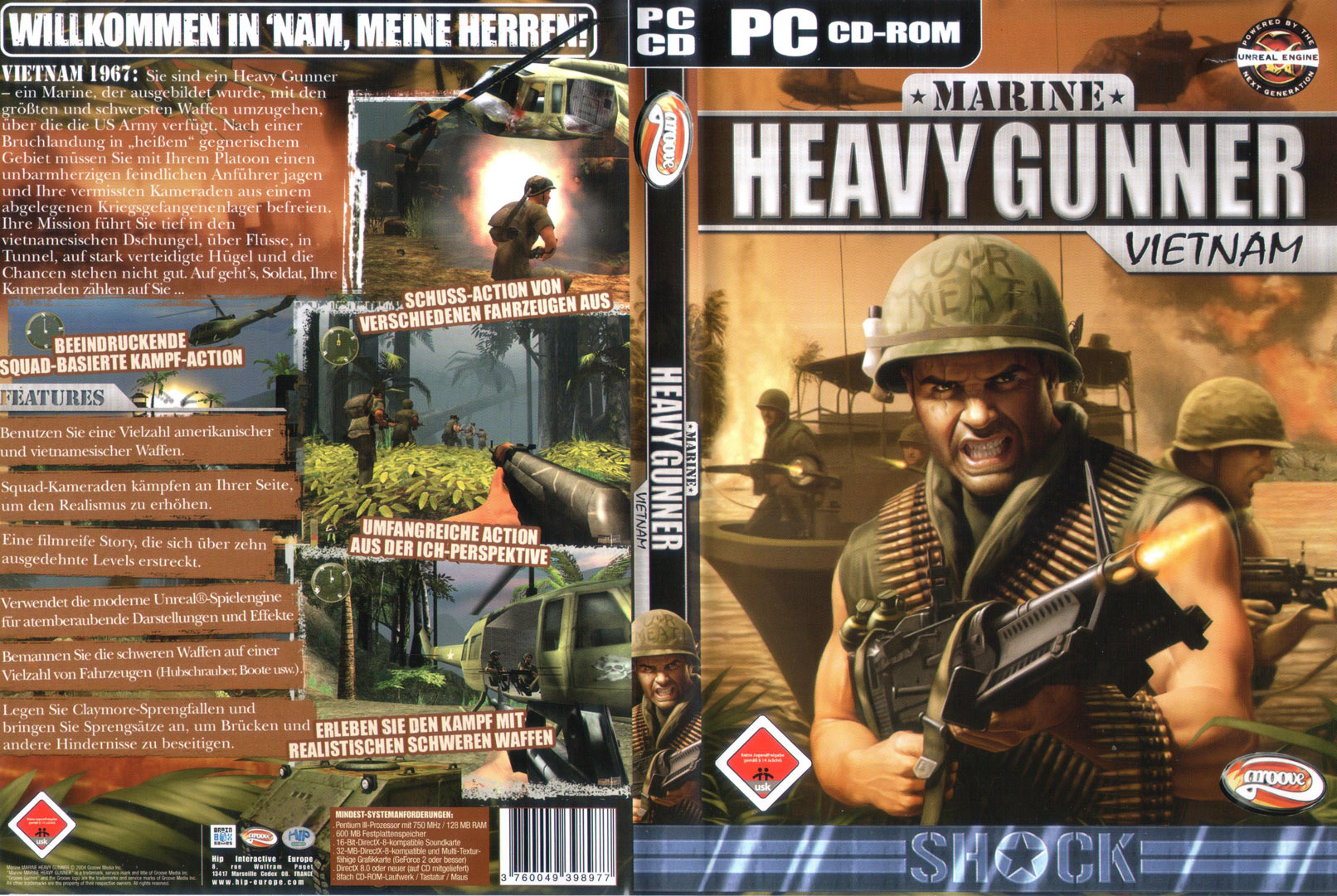 Marine Heavy Gunner: Vietnam - DVD obal