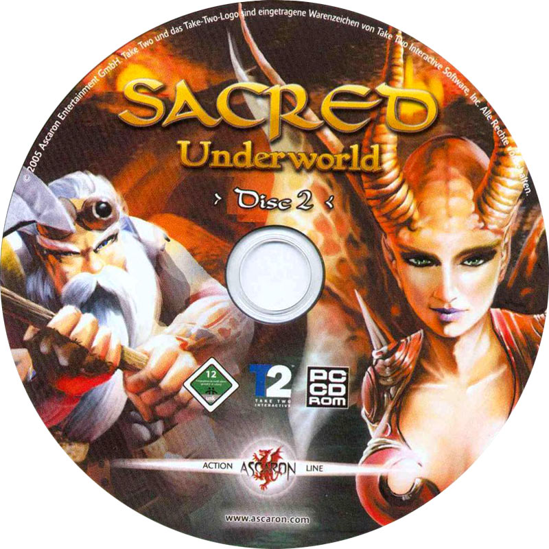 Sacred: Underworld - CD obal 2