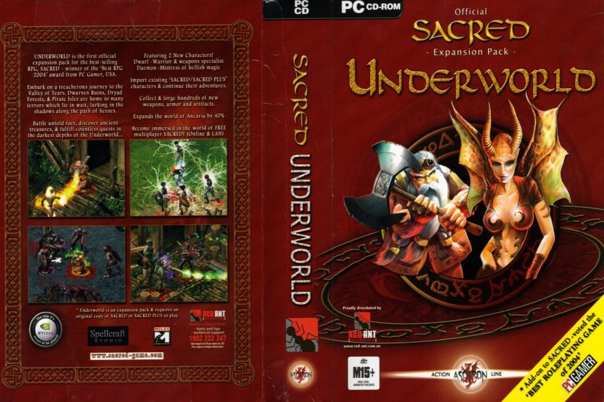 Sacred: Underworld - DVD obal 2