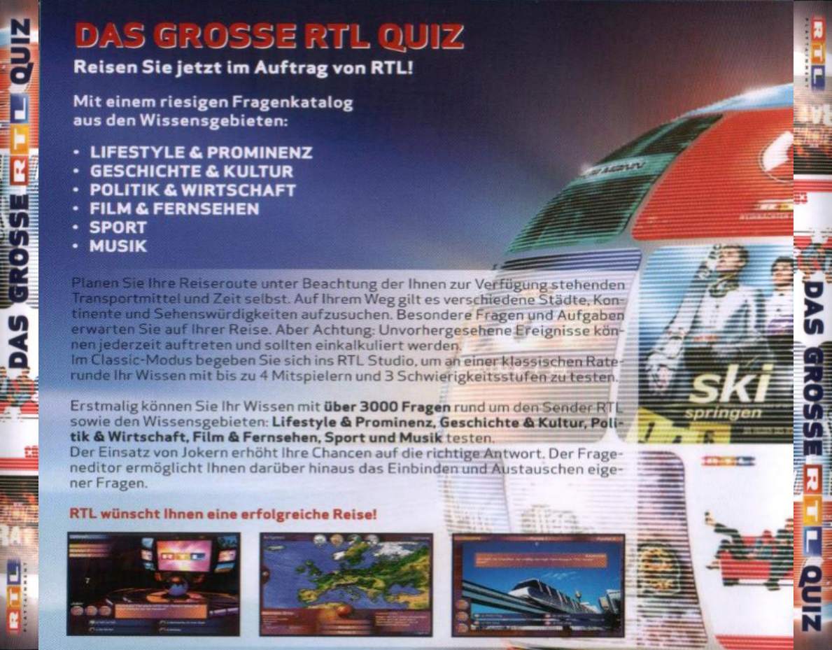Das Grosse RTL Quiz - zadn CD obal