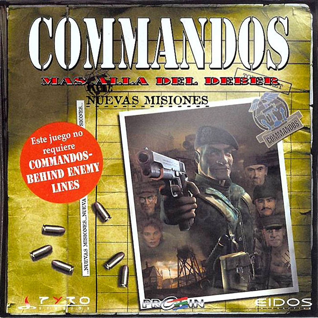 Commandos: Mas Alla Del Deber - pedn CD obal