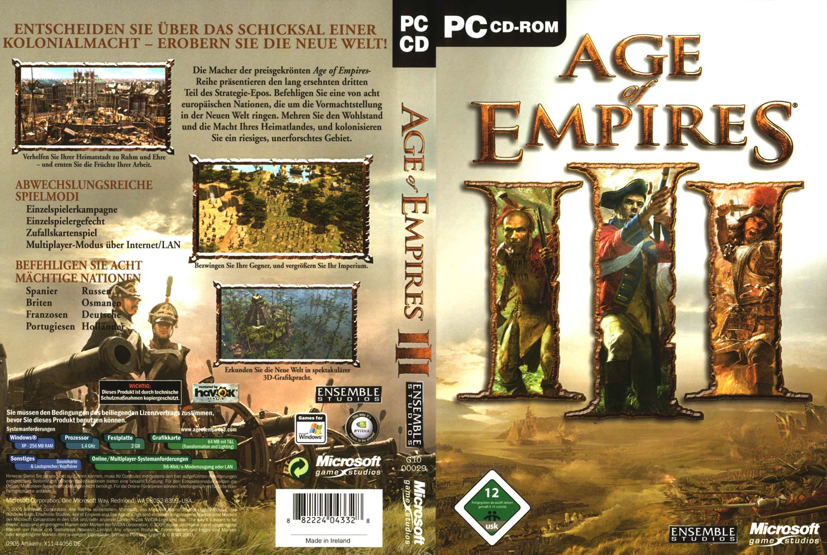 Age of Empires 3: Age of Discovery - DVD obal