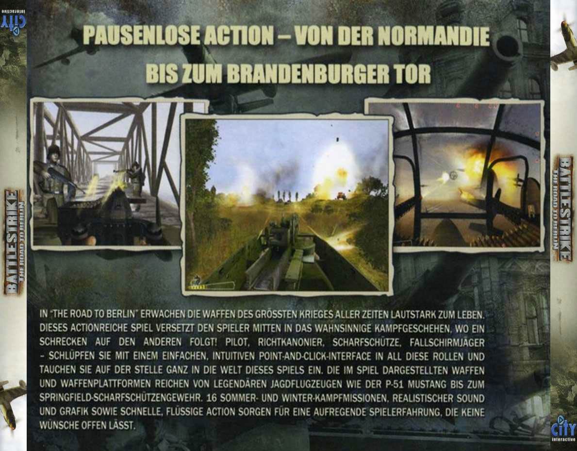 Battlestrike: The Road to Berlin - zadn CD obal 2