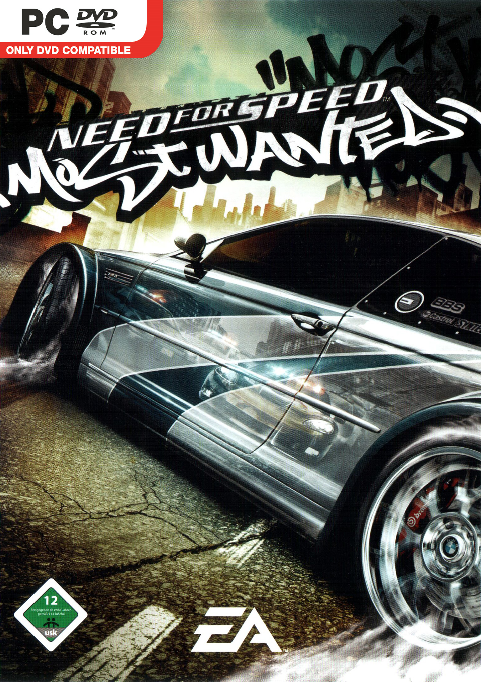 Need for Speed: Most Wanted - pedn DVD obal