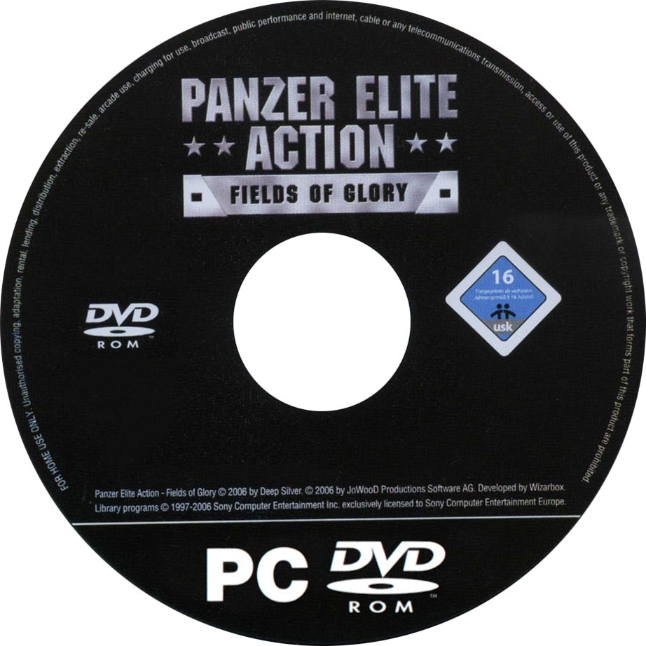 Panzer Elite Action: Fields of Glory - CD obal 3