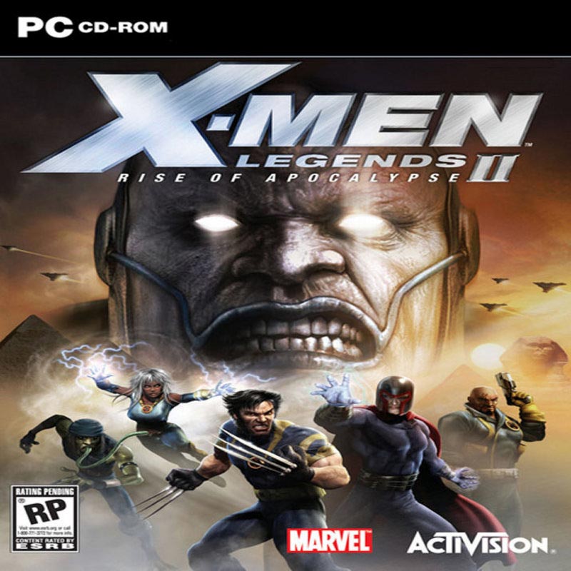 X-Men Legends II: Rise of Apocalypse - pedn CD obal