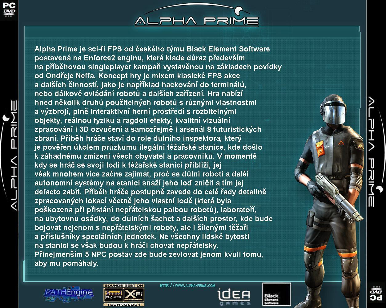 Alpha Prime - zadn CD obal