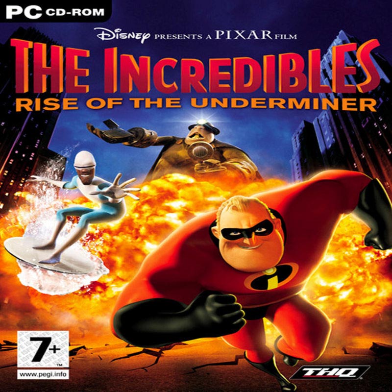 The Incredibles: Rise of the Underminer - pedn CD obal