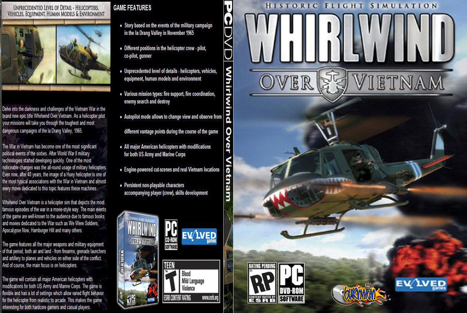 Whirlwind of Vietnam: UH-1 - DVD obal