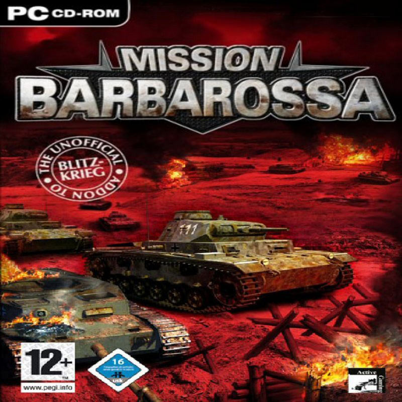 Blitzkrieg: Mission Barbarossa - pedn CD obal