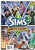 The Sims 3: Ambitions - predn DVD obal