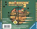 Moorhuhn 2 - zadn CD obal