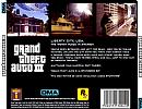 Grand Theft Auto 3 - zadn CD obal