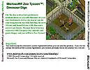Zoo Tycoon: Dinosaur Digs - zadn CD obal