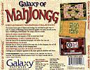Galaxy of Mahjongg - zadn CD obal