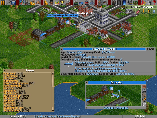 Transport Tycoon Deluxe - screenshot 2