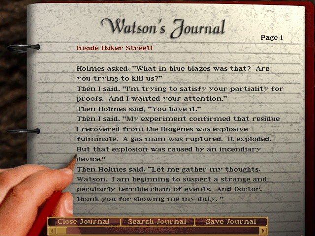 The Lost Files of Sherlock Holmes: The Case of the Rose Tattoo - screenshot 7