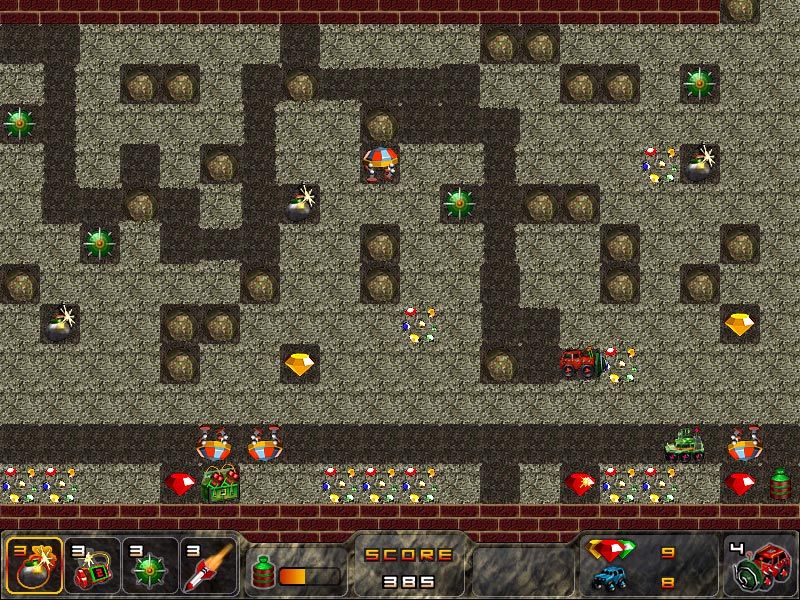 Bomberman vs. Digger - screenshot 1