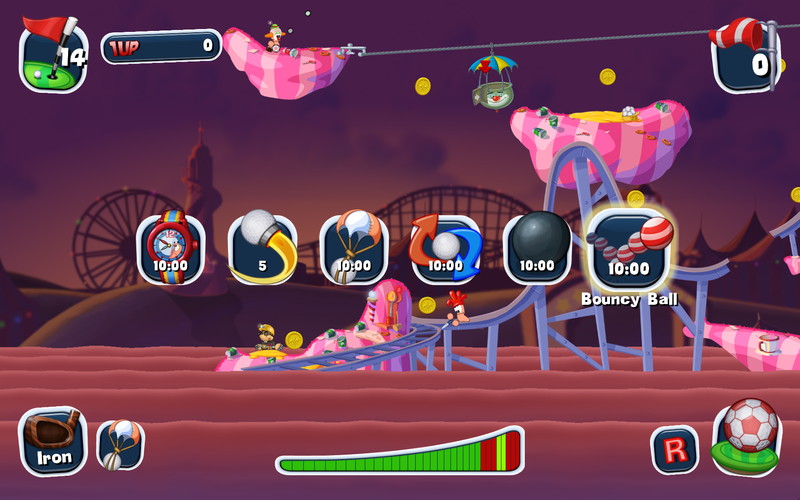 Worms Crazy Golf: Carnival Course - screenshot 3