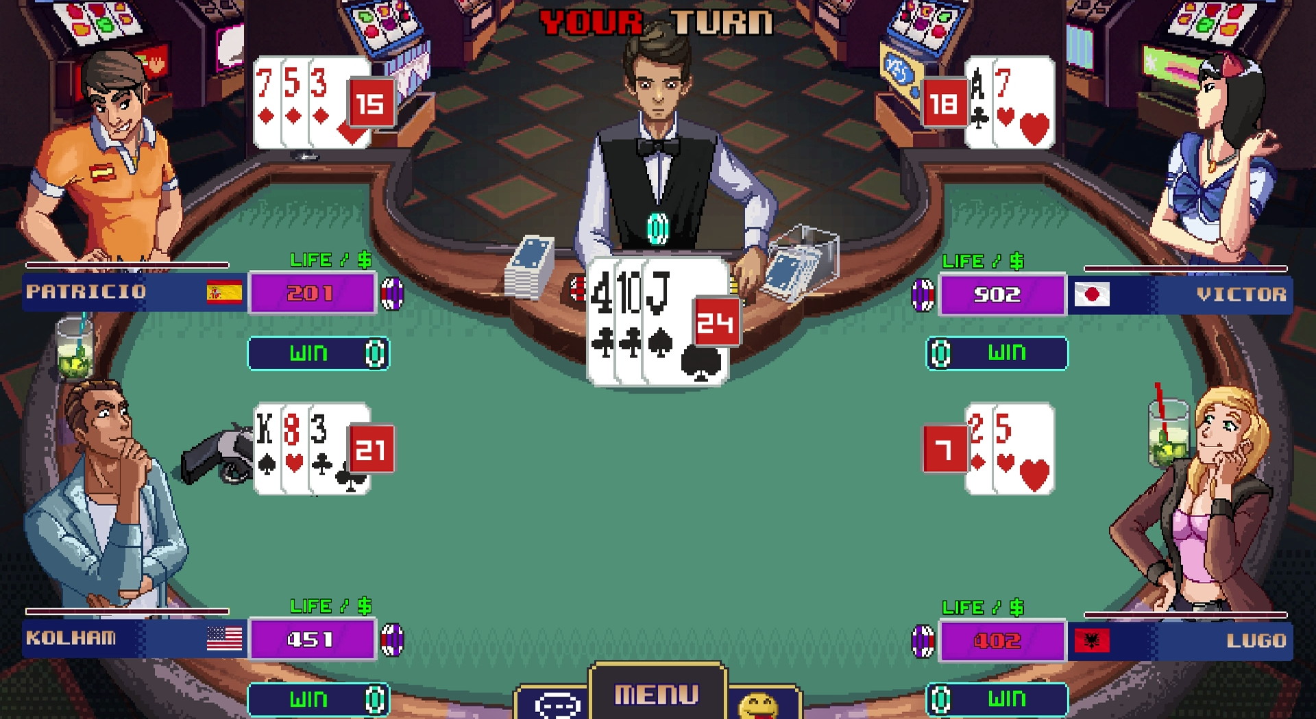 Super Blackjack Battle 2 Turbo Edition - The Card Warriors - screenshot 6
